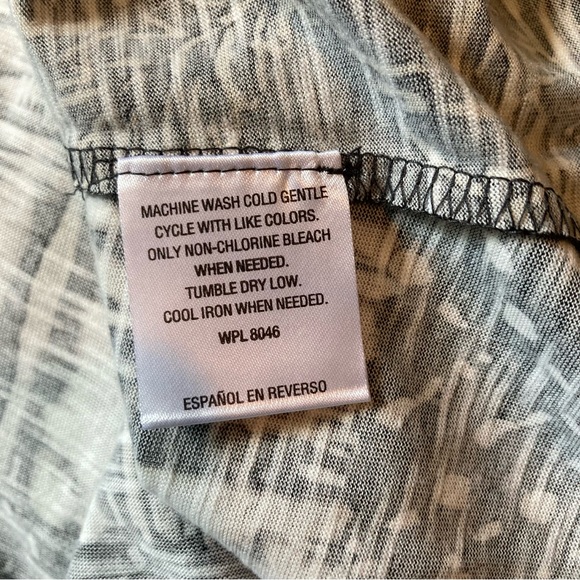 Bohemian Women's Plus Blouse Top Aztec Short Sleeve Tassels High Low Womens 1X - Picture 12 of 16